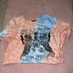 Graphic t-shirt, cropped